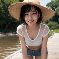 【12枚】夏休みで川遊び 9枚目
