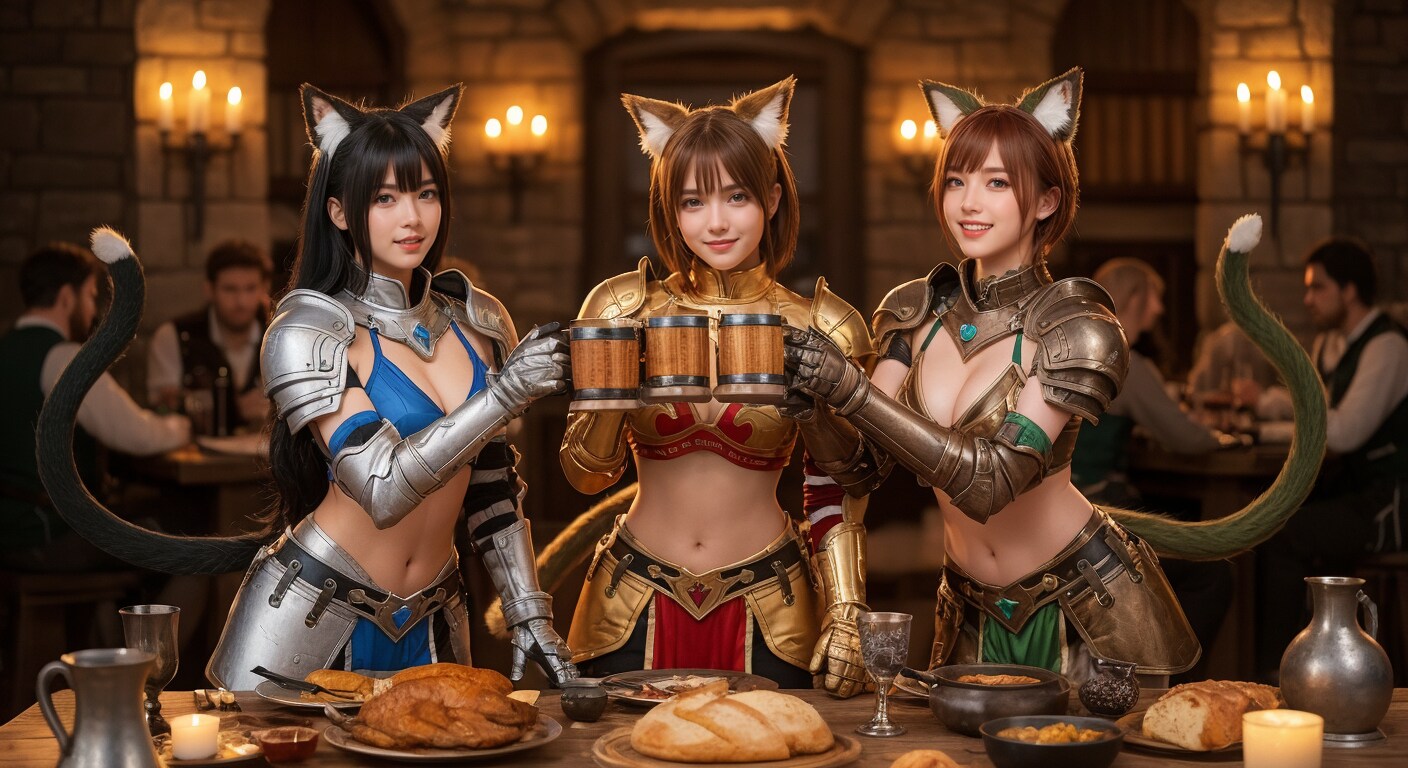 猫耳団打ち上げ