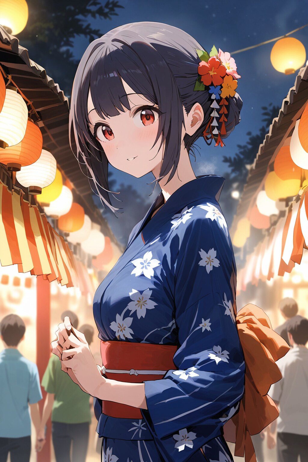 MIRAGEで浴衣娘さん | の人気AIイラスト・グラビア