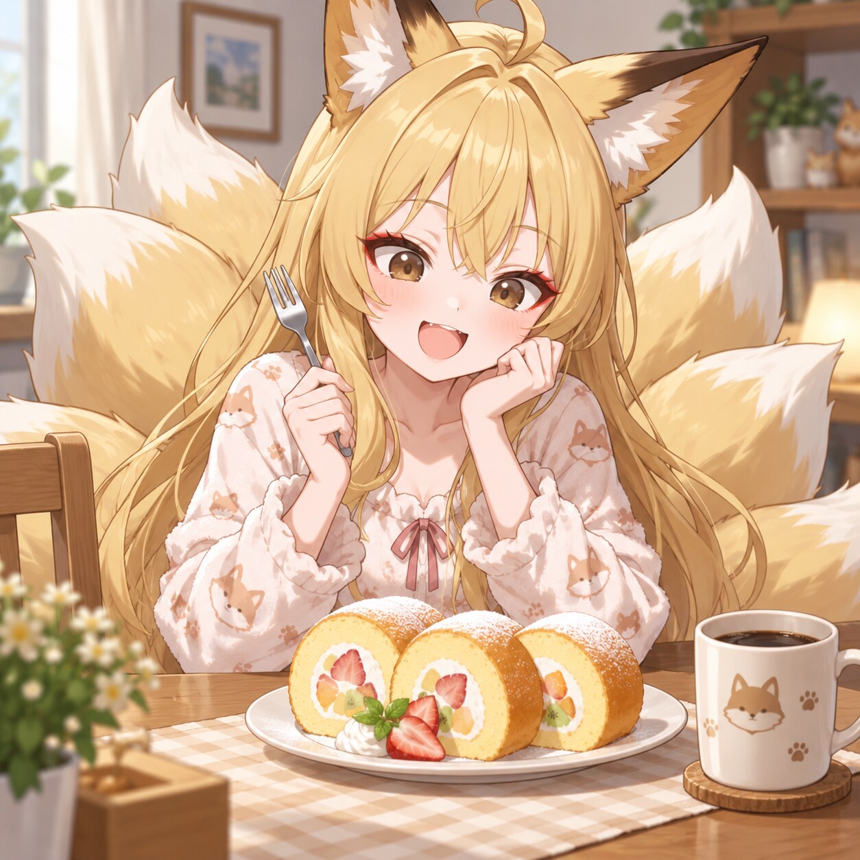9/9　秋のロールケーキの日 | の人気AIイラスト・グラビア