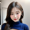 タートルネック+レオタードLoraでポロリ 11枚目