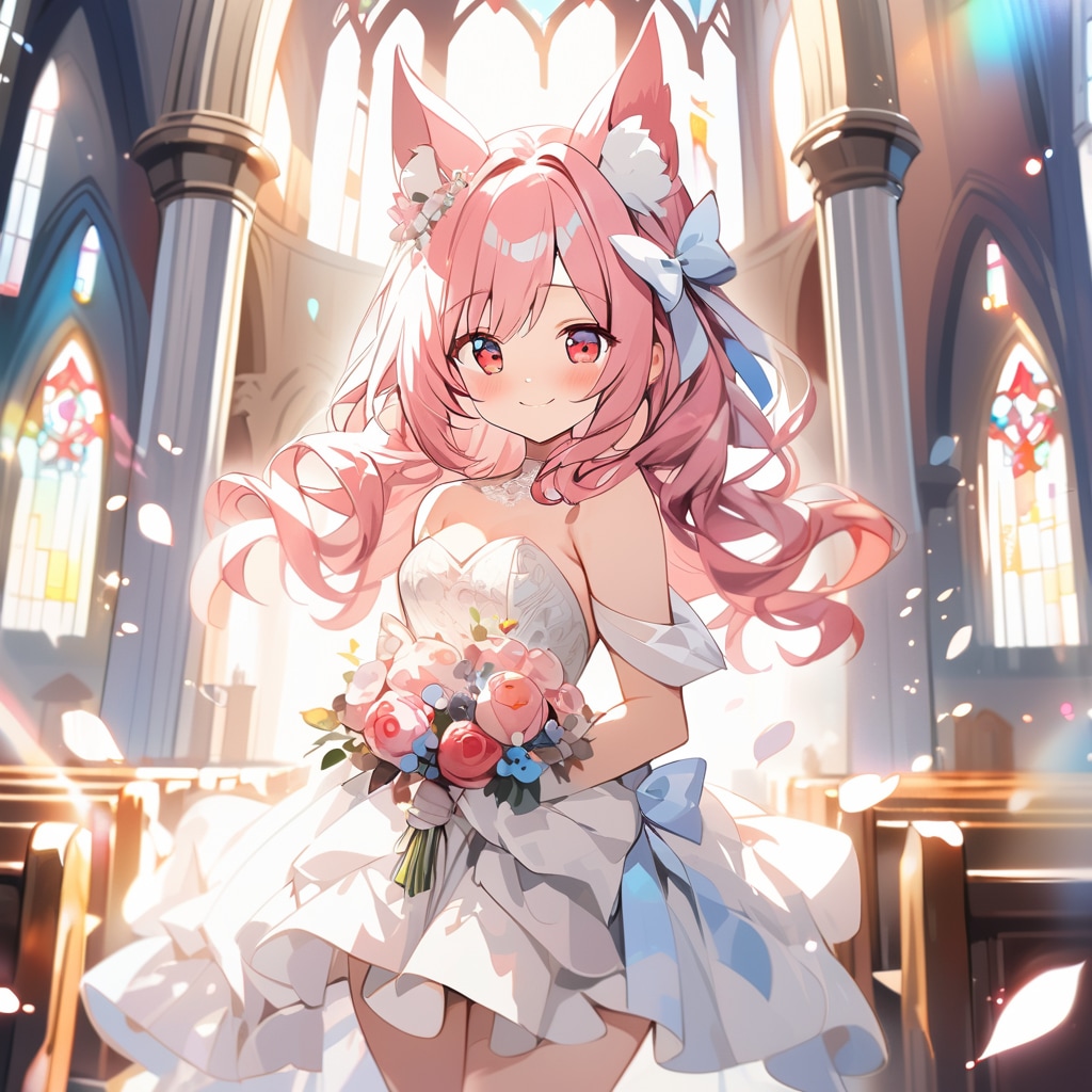 幸せのフラワーシャワー