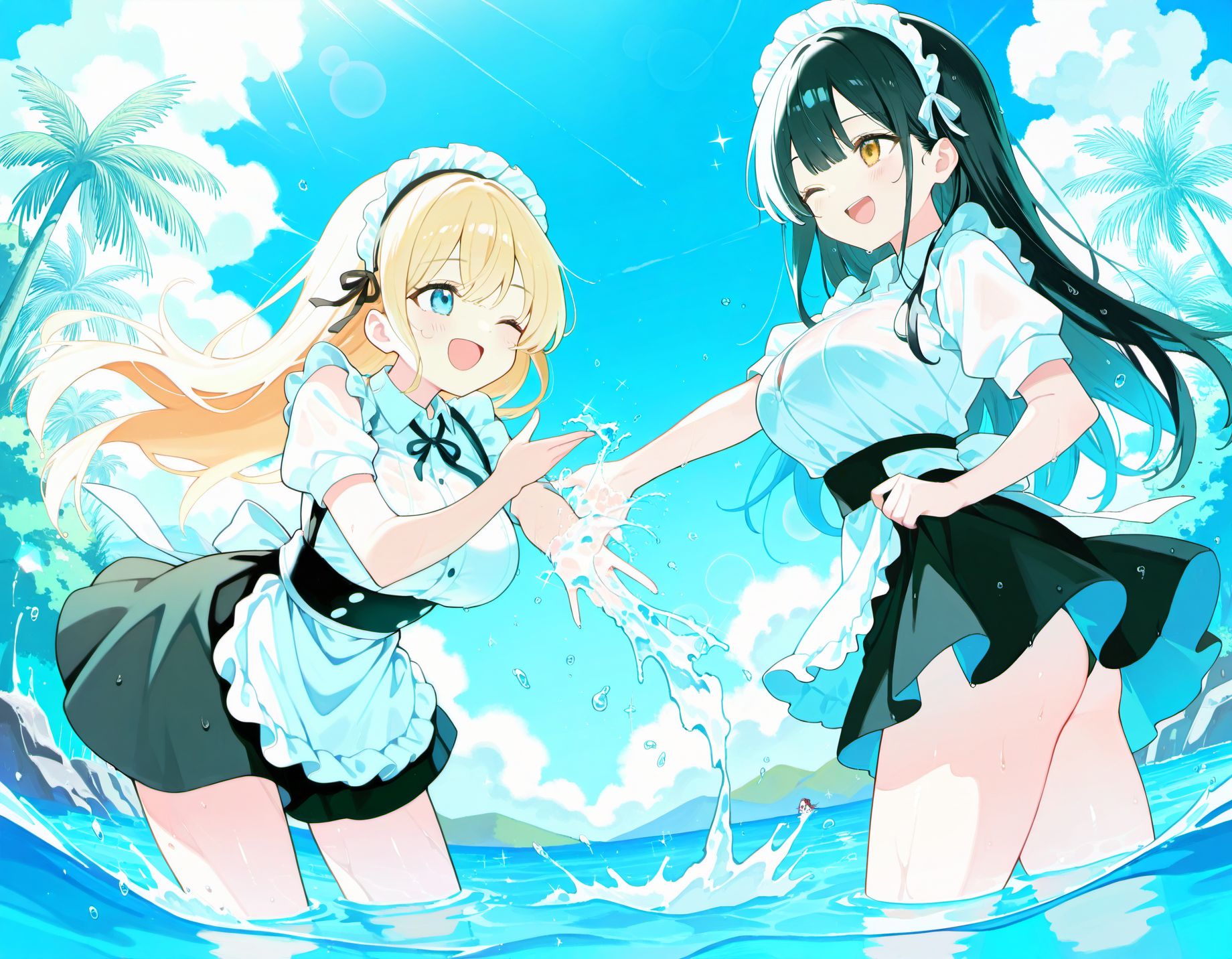 きゃっきゃメイドさん