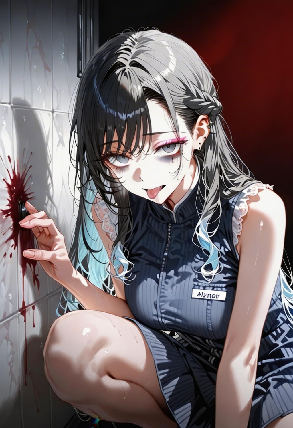 すこし怖めのお顔で