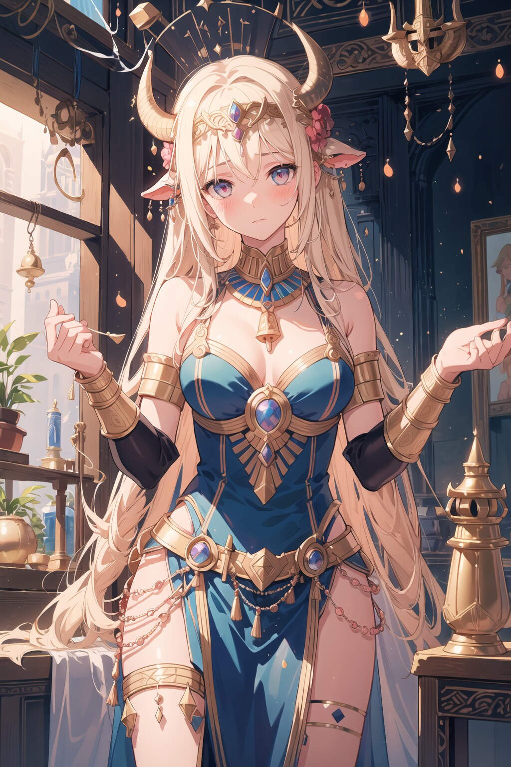 AIが想像する神話上の神₋エジプト神話よりハトホル様