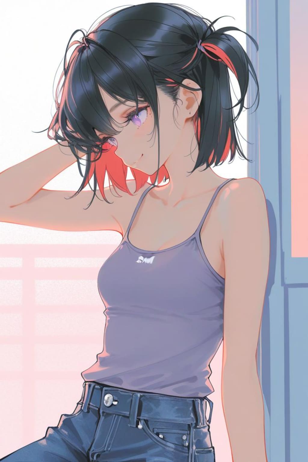 <ハレちゃん>キャミソール対タンクトップやろうとしたが