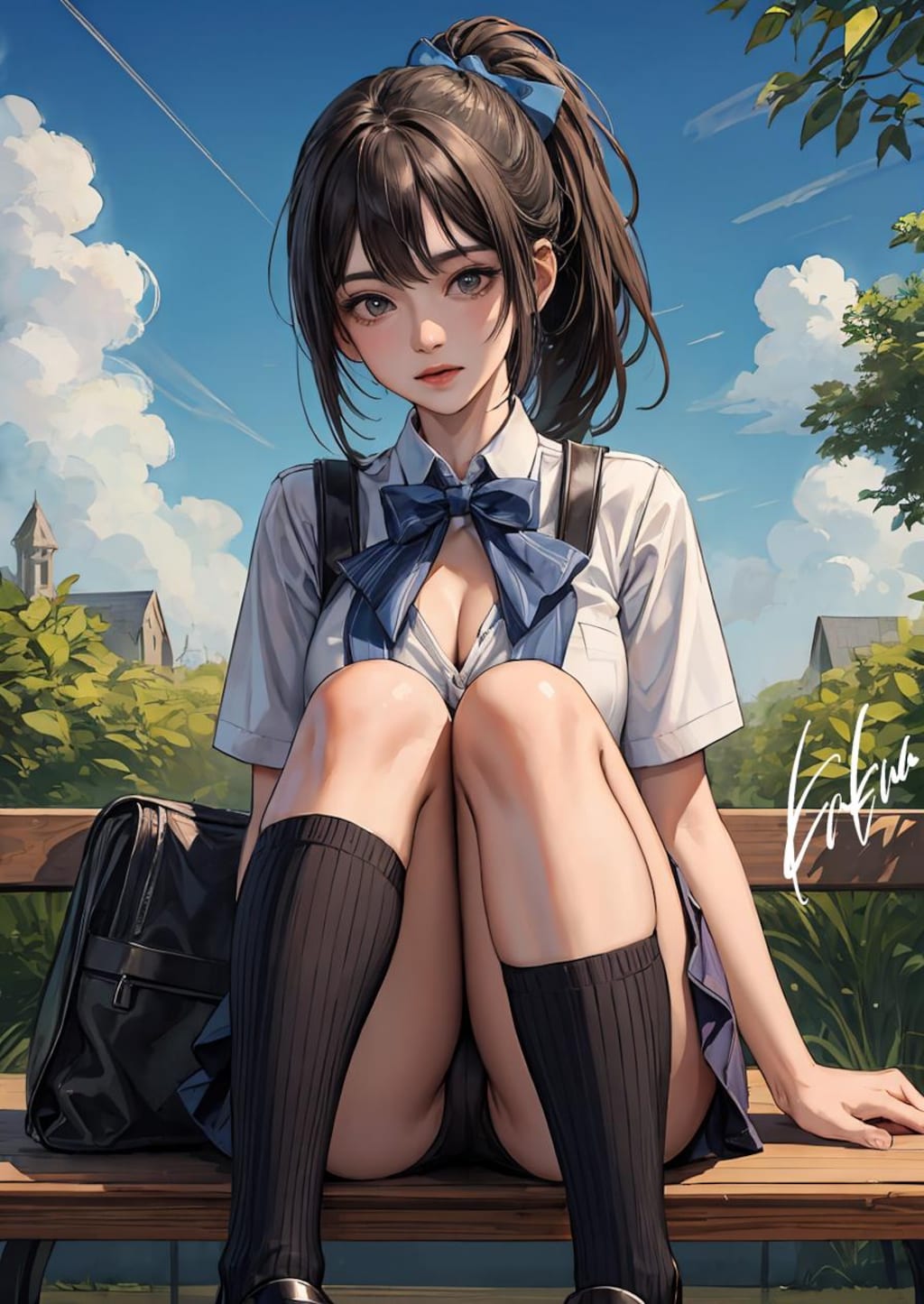 爽やかな青空を撮りました／別世界の雑誌紹介