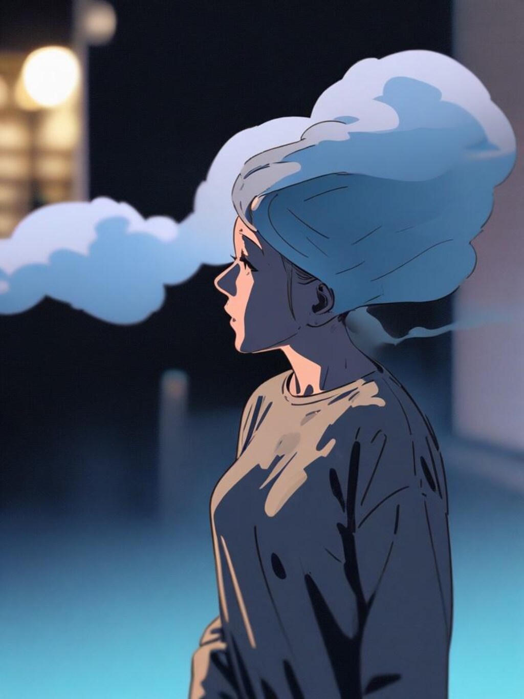 煙いおねえさん