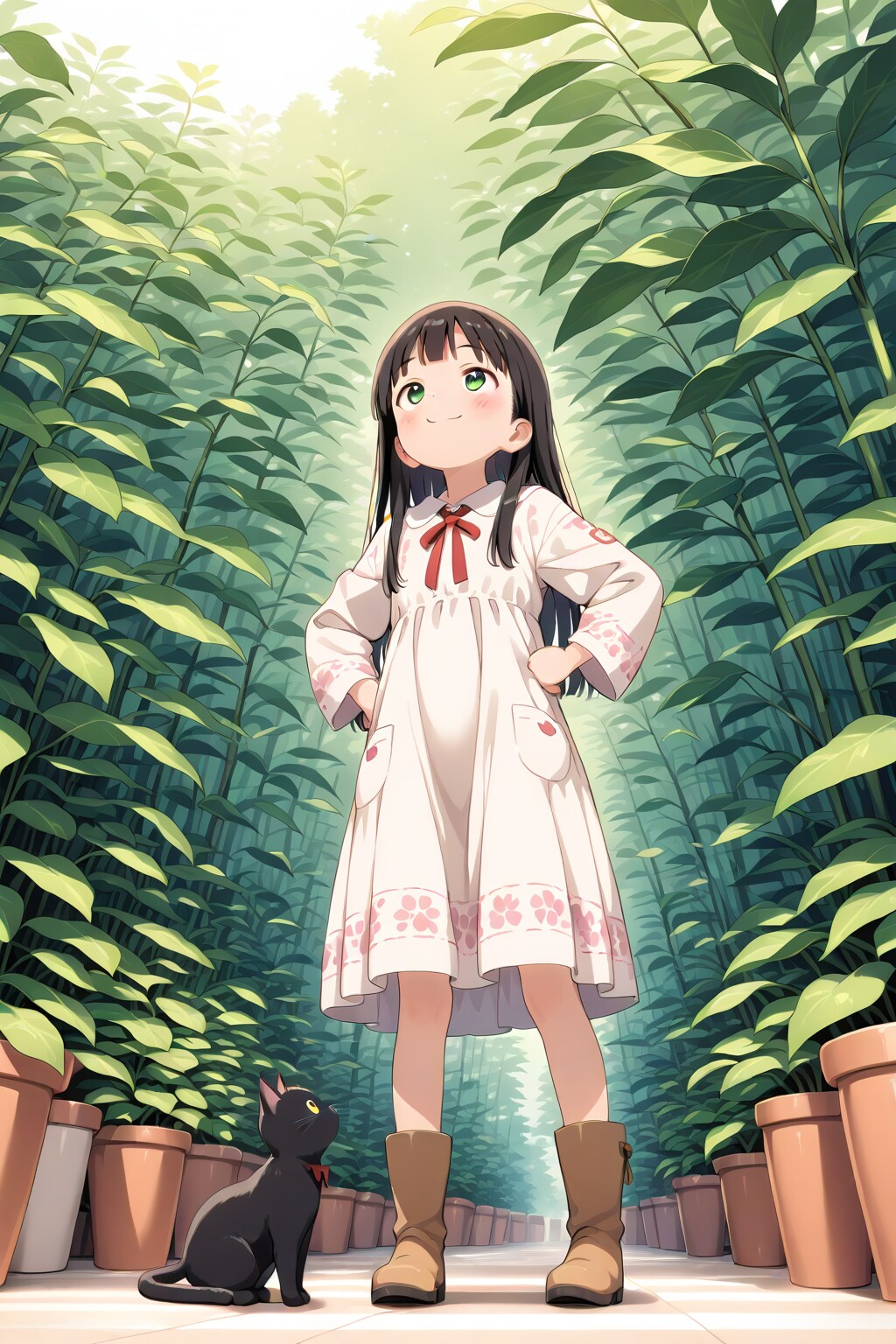 魔女と黒猫 | の人気AIイラスト・グラビア