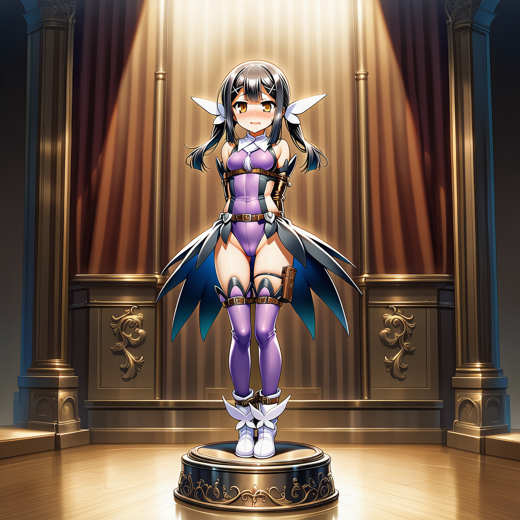 魔法少女フィギア拘束