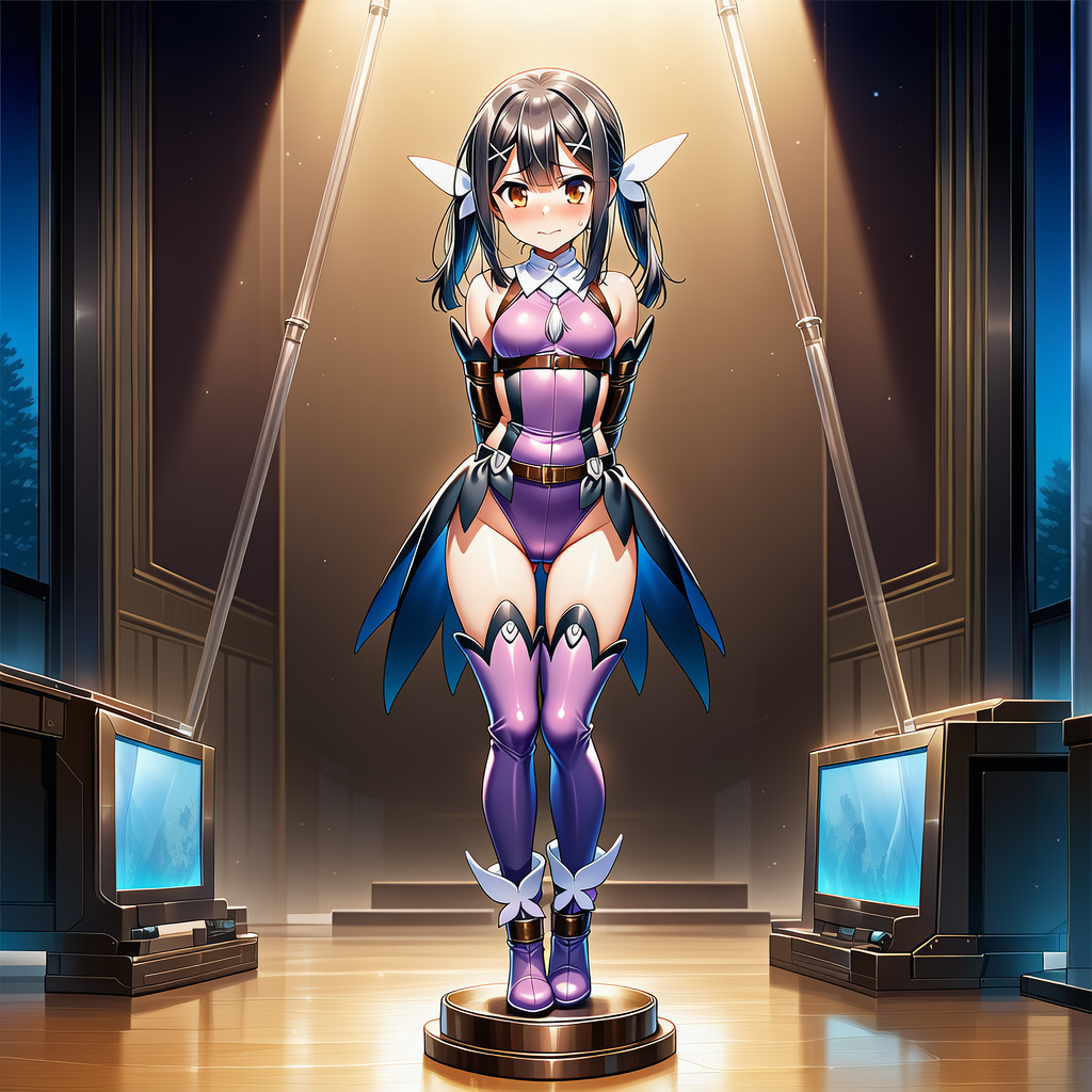 魔法少女フィギア拘束