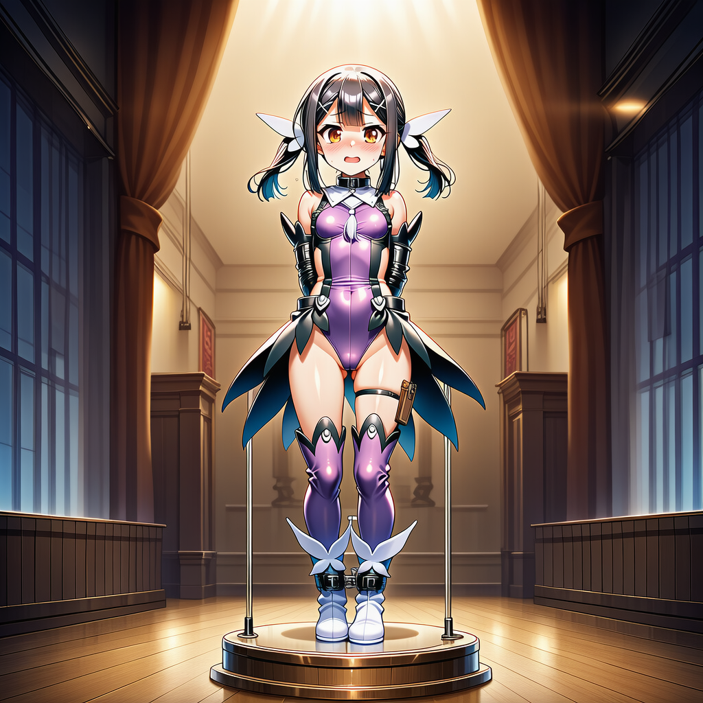 魔法少女フィギア拘束
