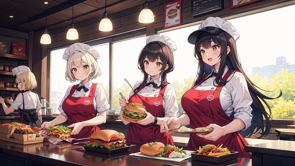 ファーストフード店