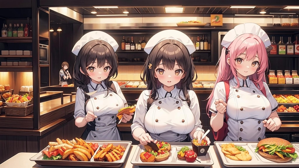 ファーストフード店