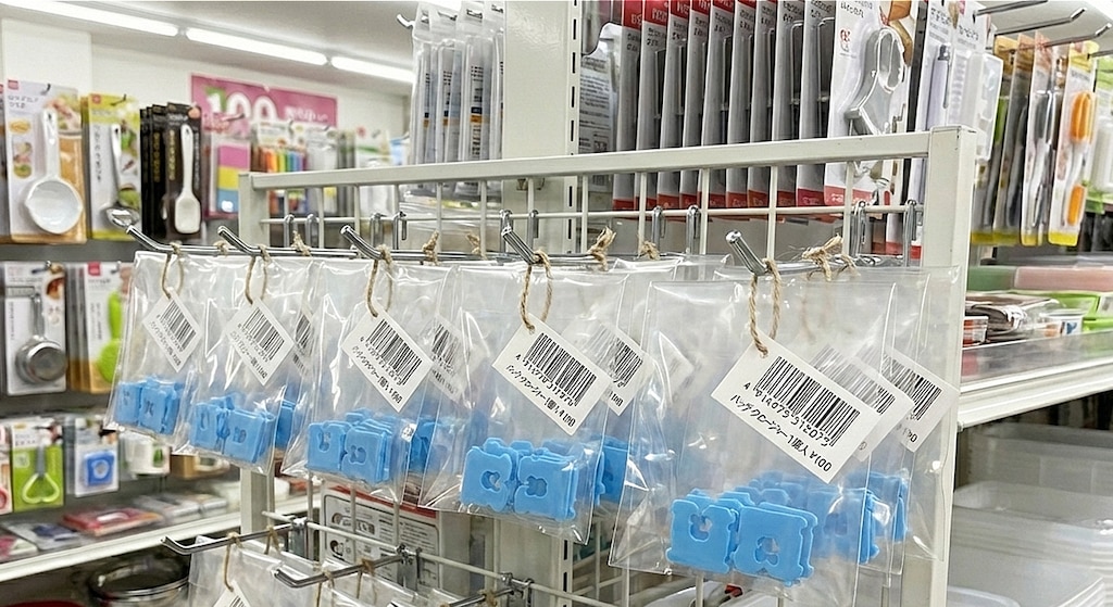 パンの袋を留めるやつ