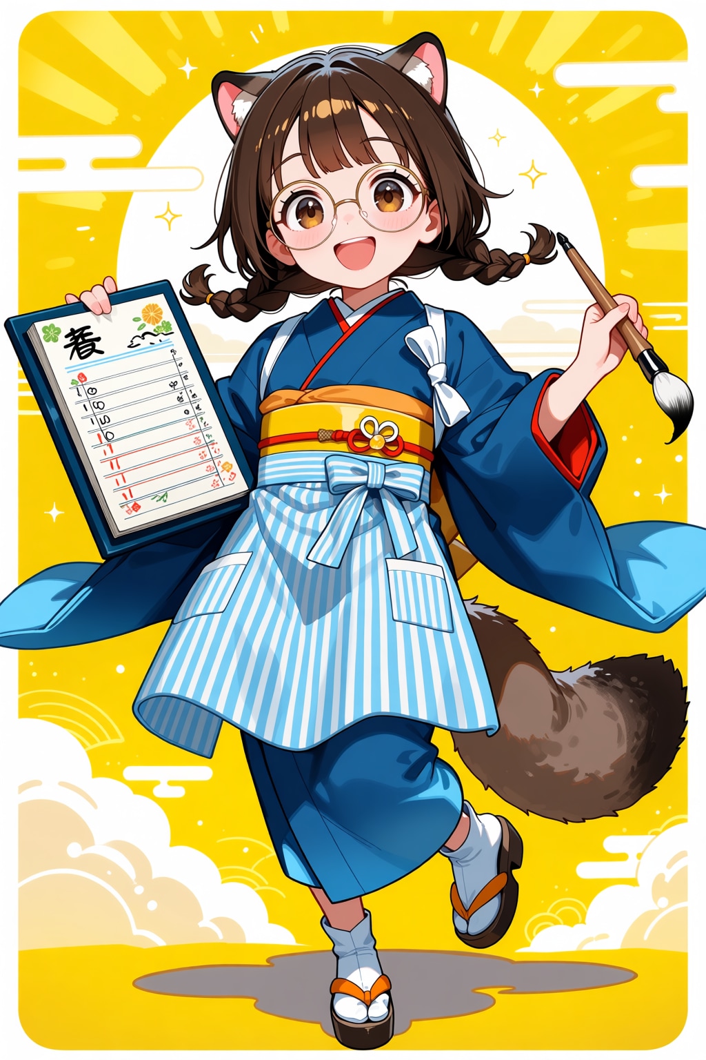 書入れ時だよタヌキちゃん！