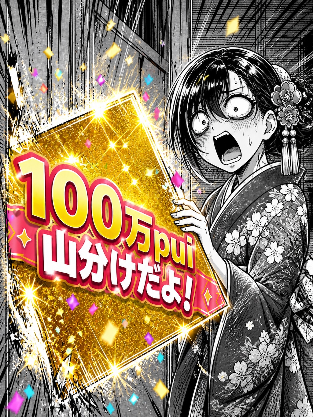 1000000Pui山分けダヨ⁉️