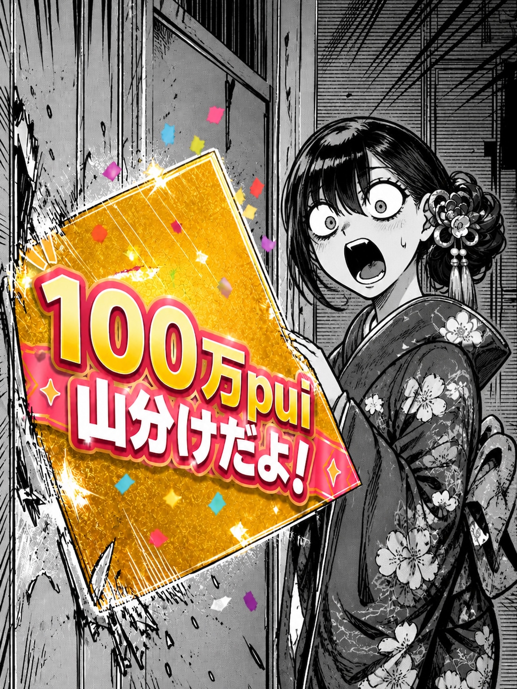 1000000Pui山分けダヨ⁉️