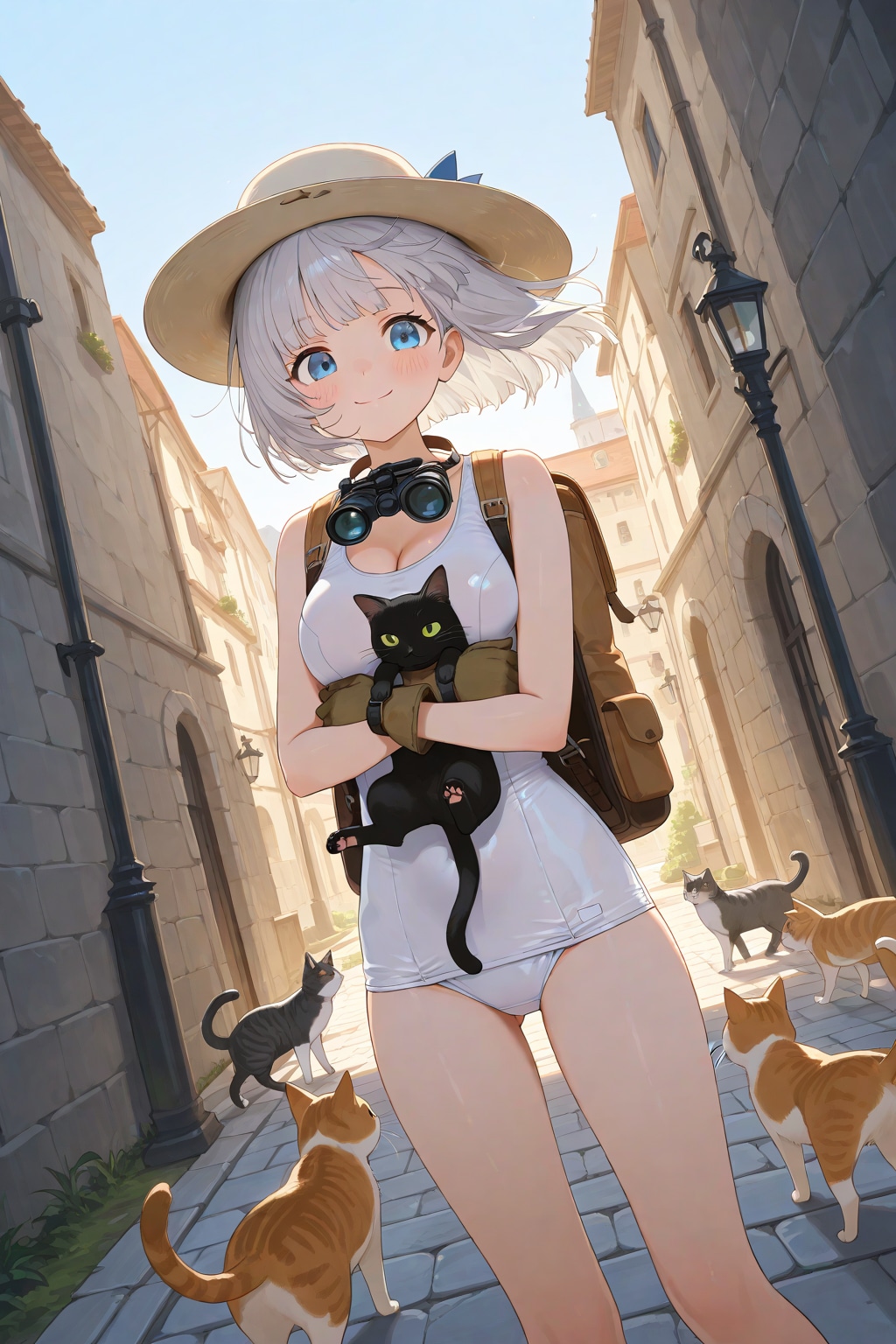 スク水探検隊、出発！ | の人気AIイラスト・グラビア