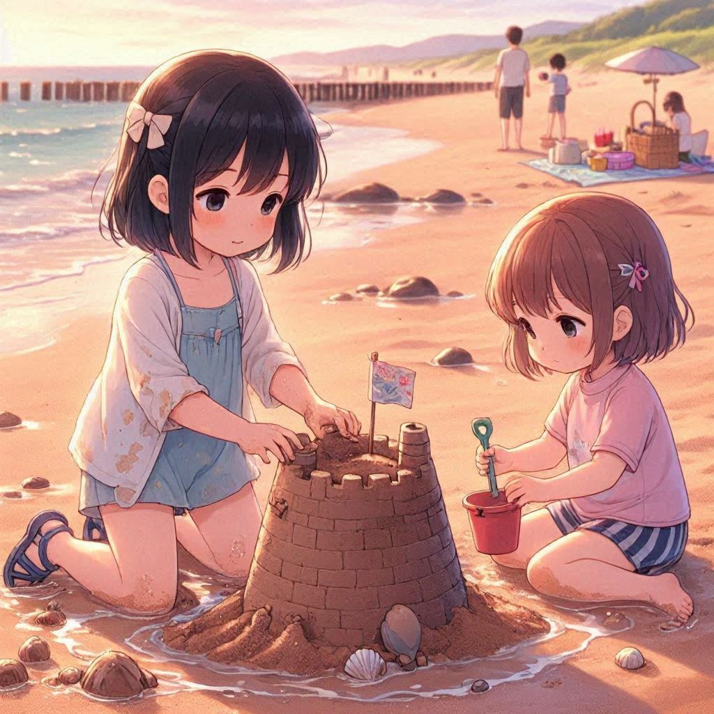 砂の城(DALL-E)(3)