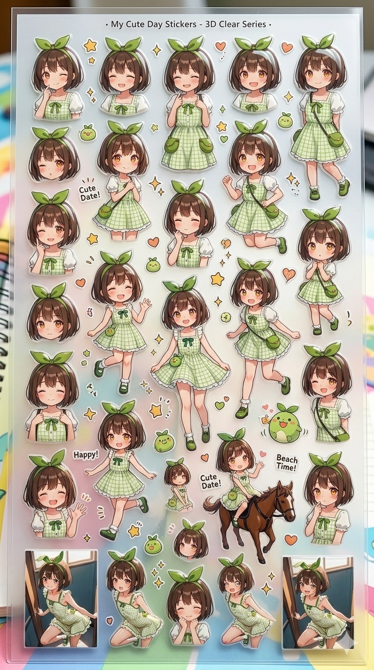 🍈娘シール | の人気AIイラスト・グラビア