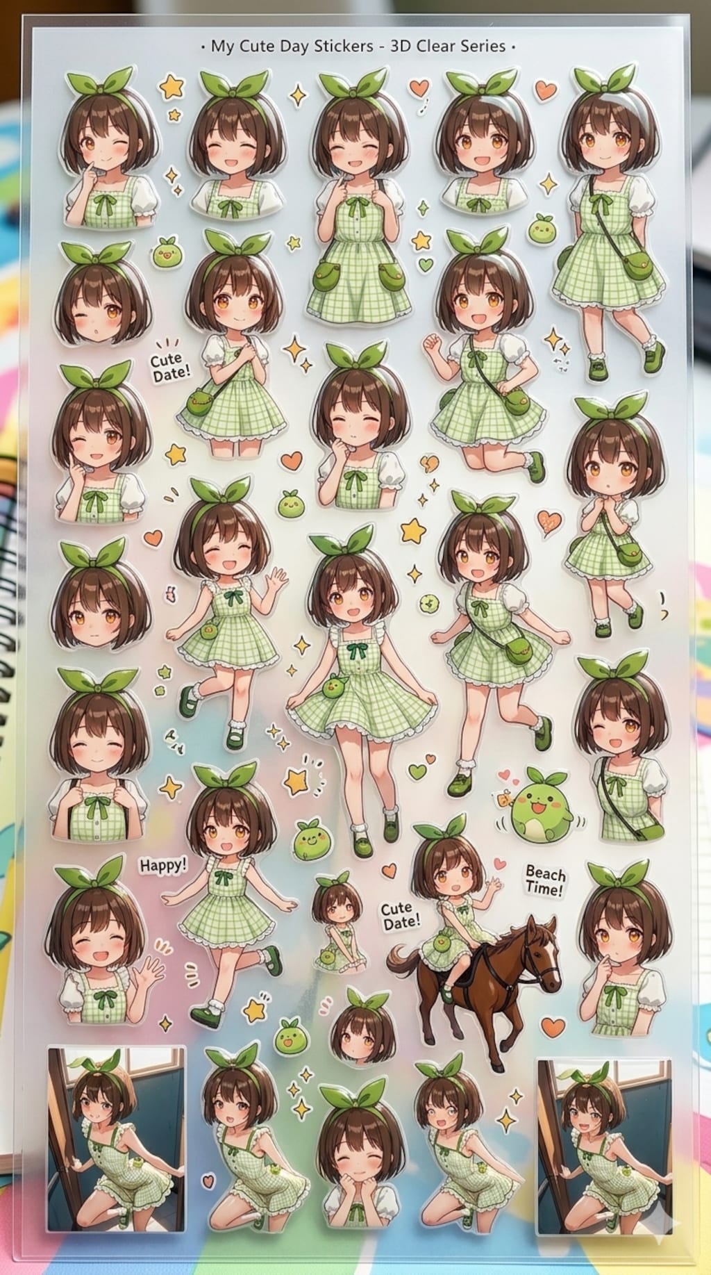 🍈娘シール