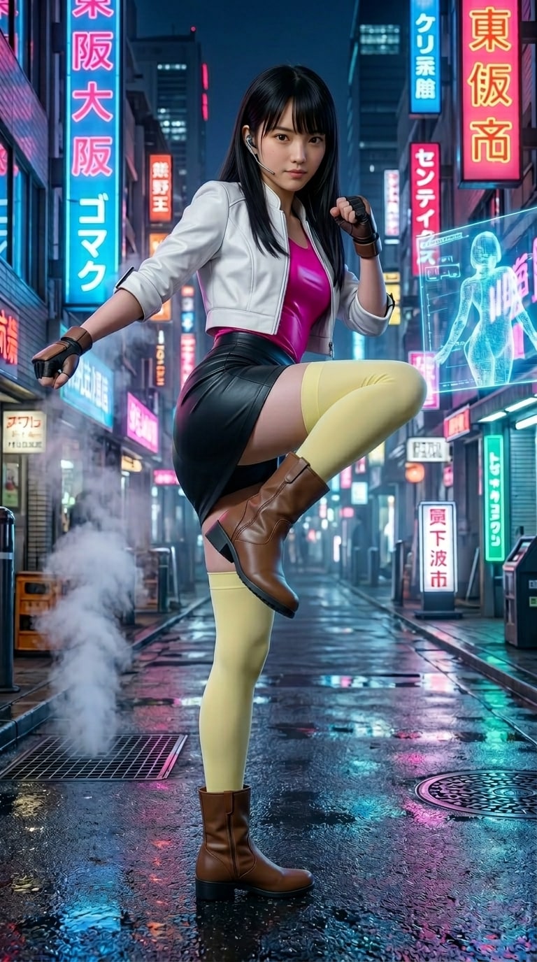 メタル系ヒロインの私服