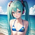 ミクさんで覚えておくビキニの柄② 8枚目
