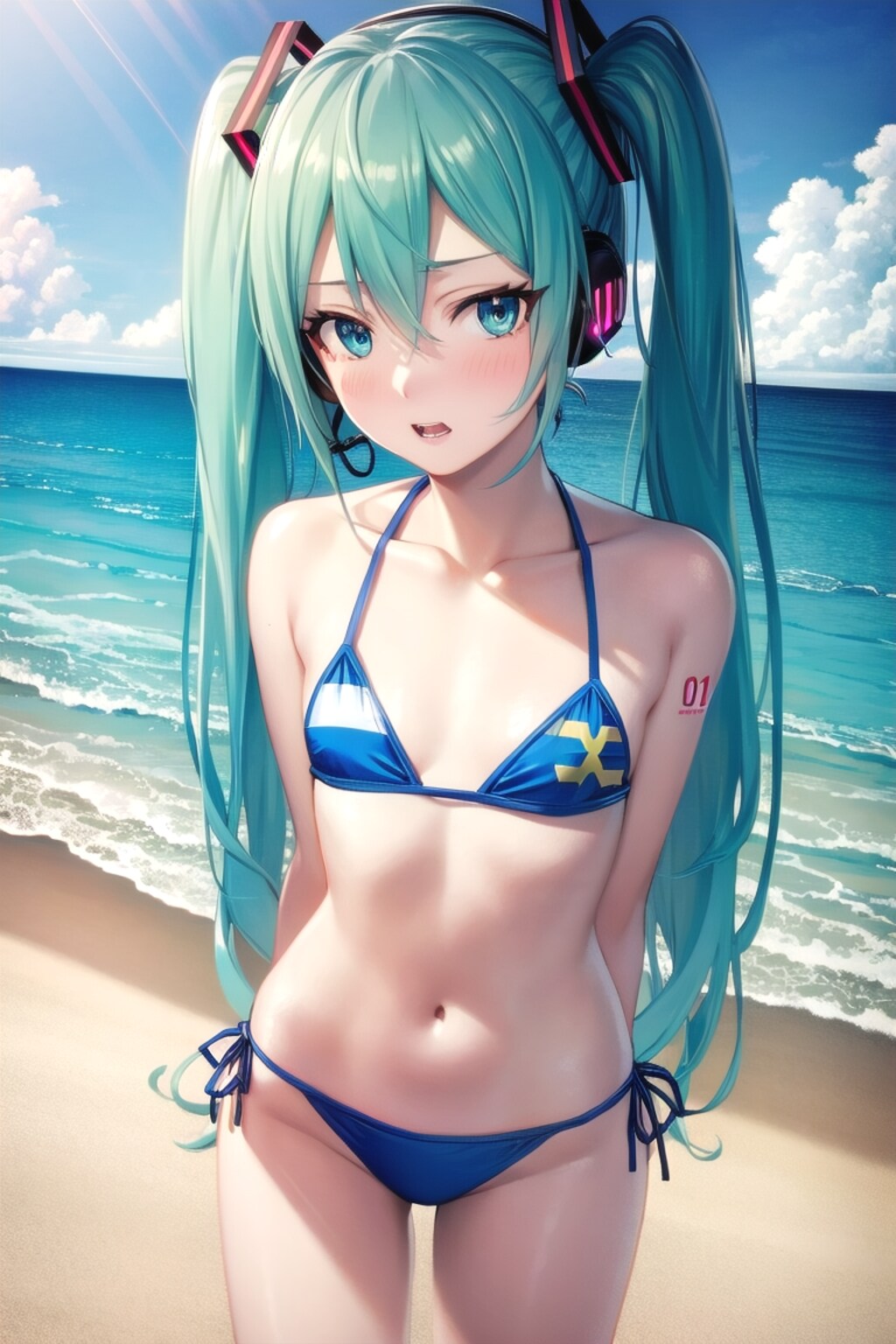 ミクさんで覚えておくビキニの柄②
