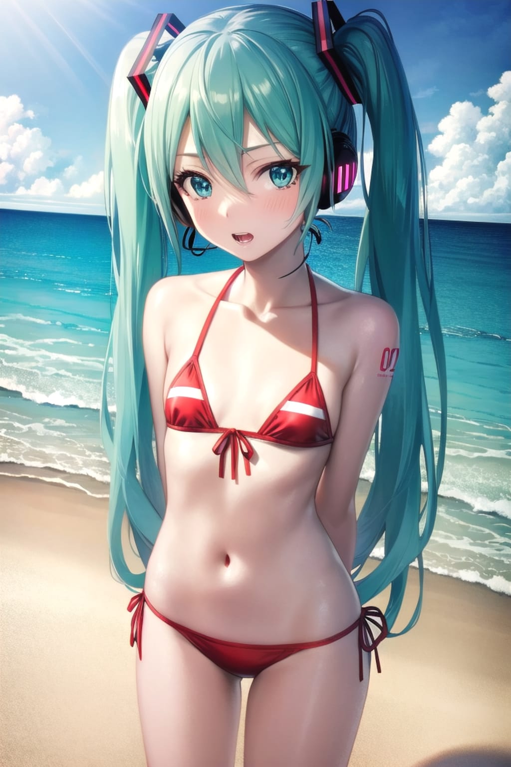 ミクさんで覚えておくビキニの柄②