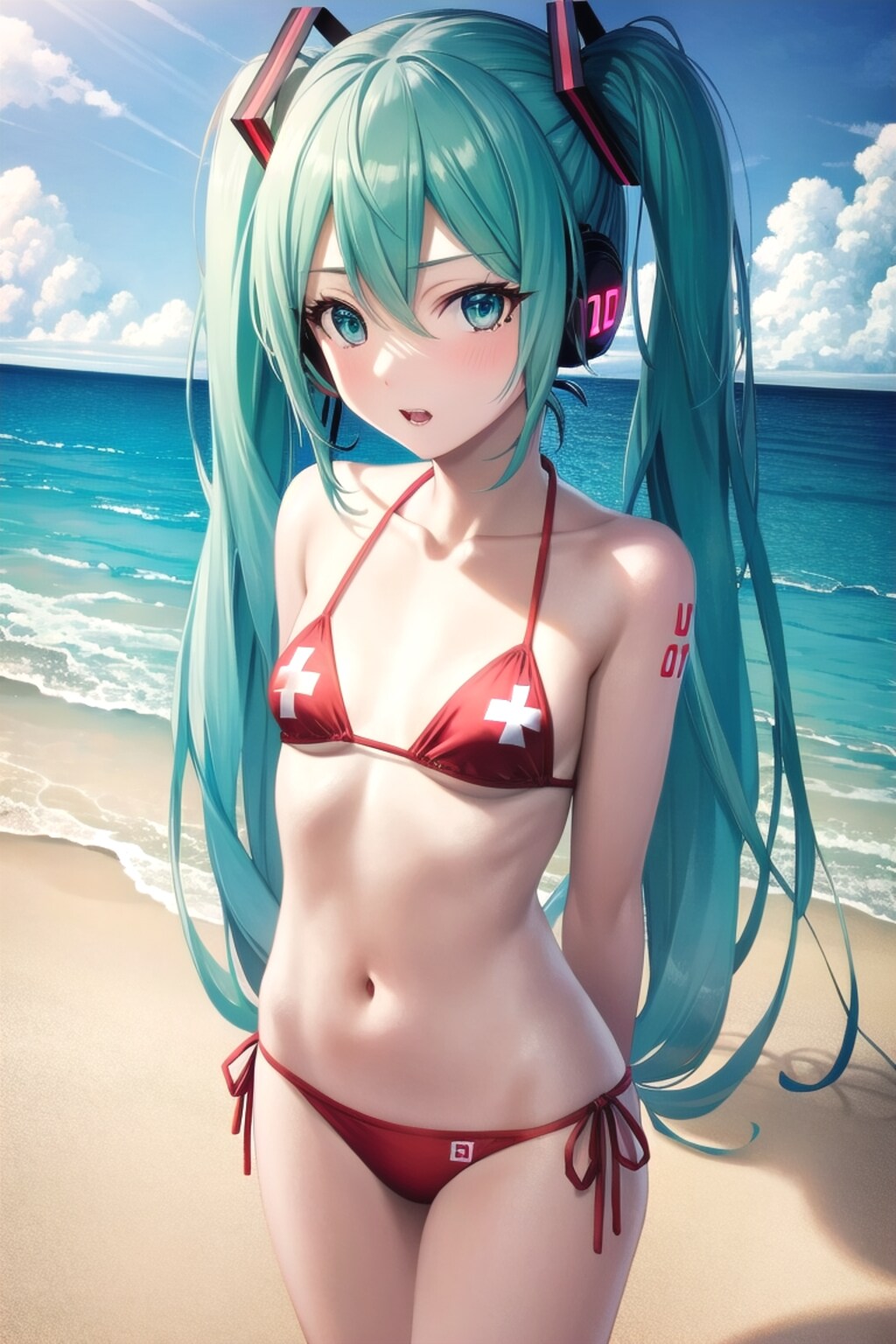 ミクさんで覚えておくビキニの柄②