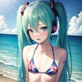 ミクさんで覚えておくビキニの柄② 5枚目