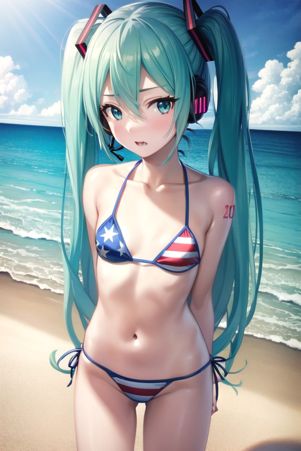 ミクさんで覚えておくビキニの柄②