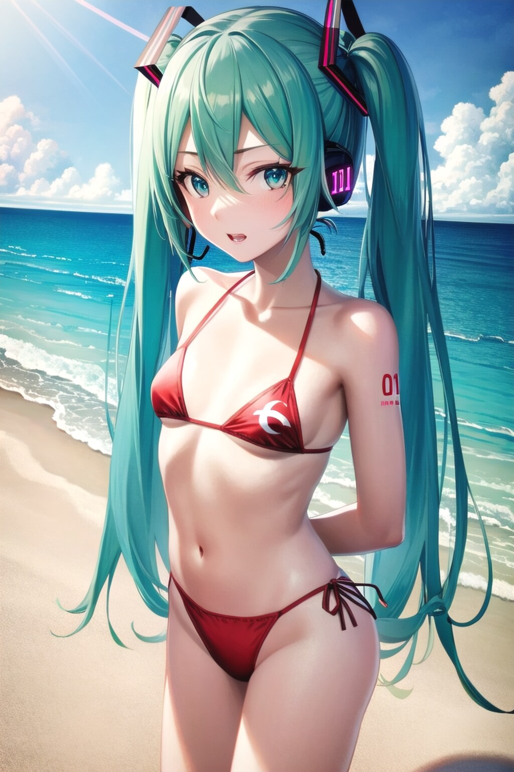 ミクさんで覚えておくビキニの柄②