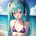 ミクさんで覚えておくビキニの柄② 11枚目