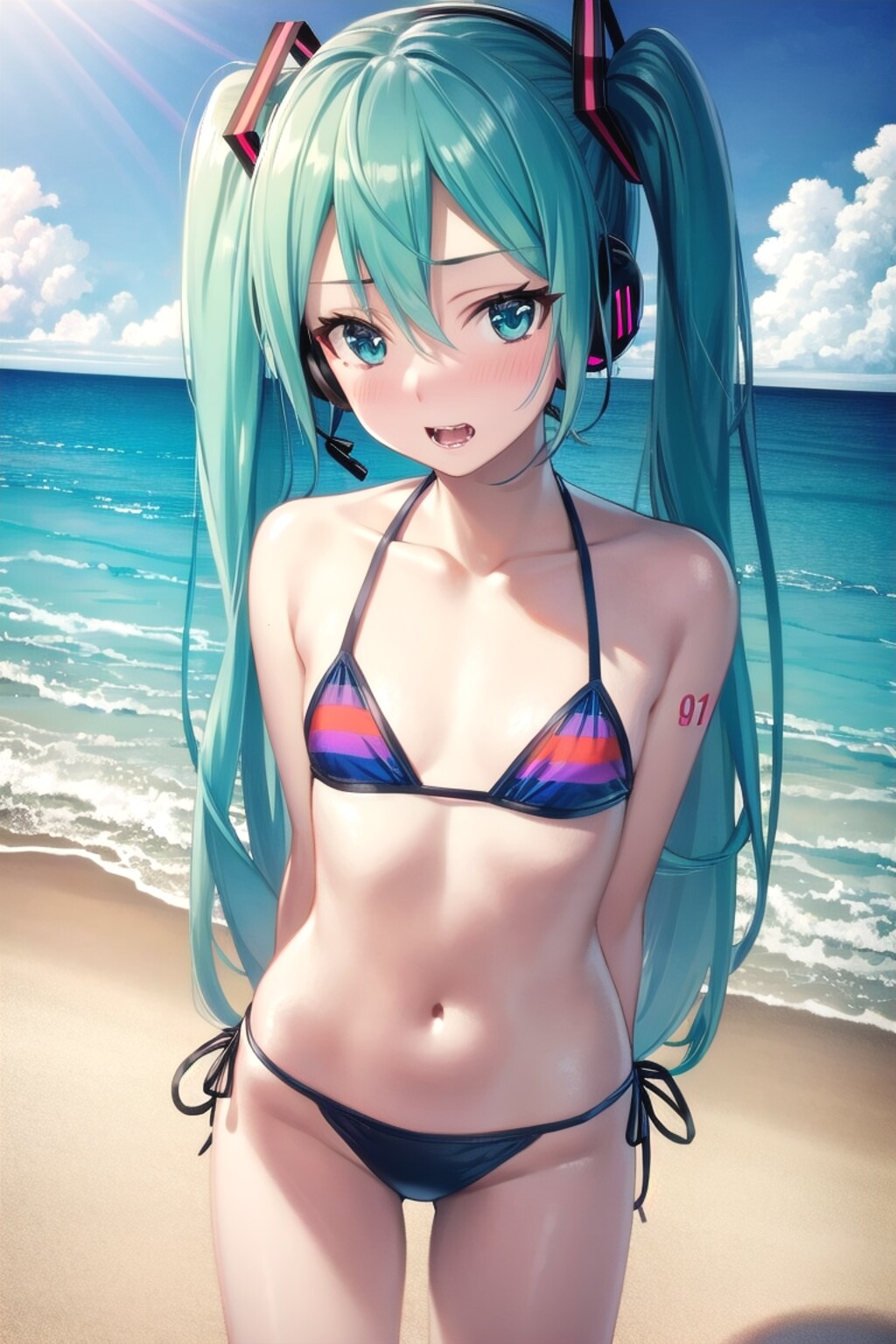 ミクさんで覚えておくビキニの柄②