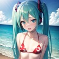 ミクさんで覚えておくビキニの柄② 2枚目