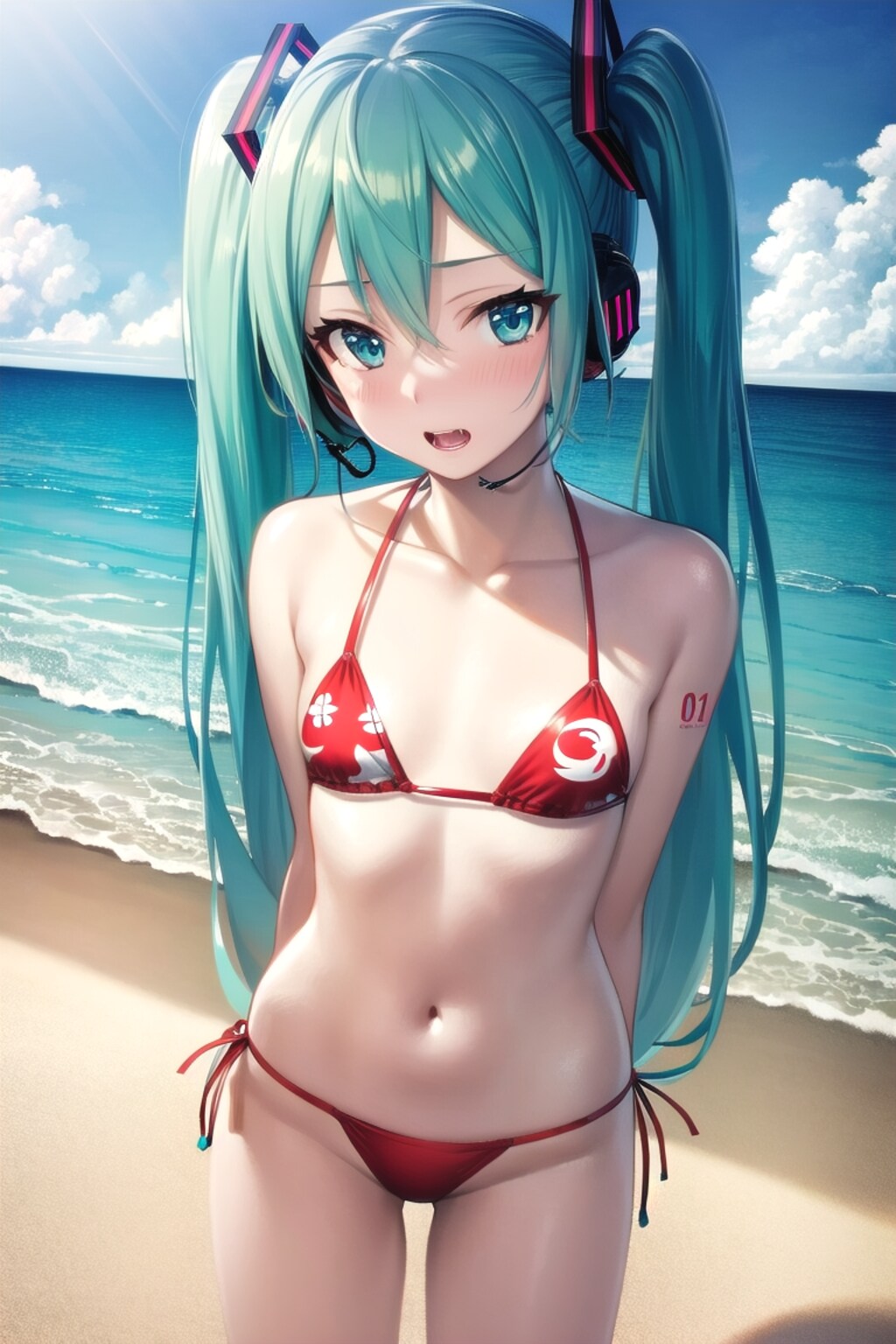 ミクさんで覚えておくビキニの柄②