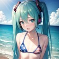 ミクさんで覚えておくビキニの柄② 3枚目
