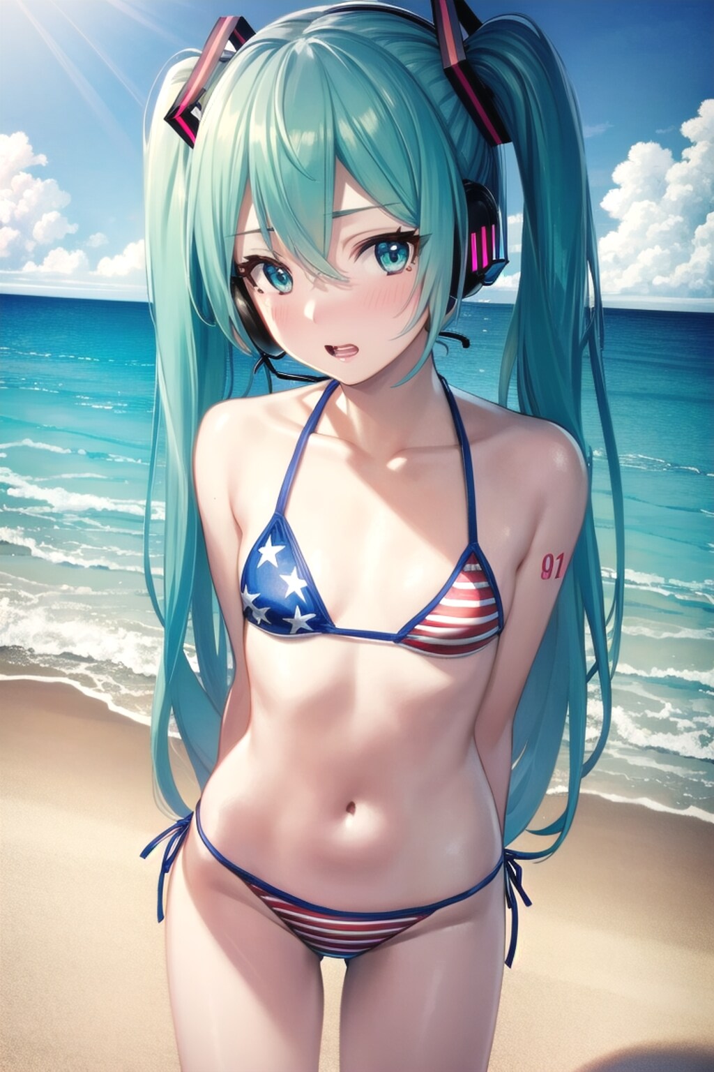 ミクさんで覚えておくビキニの柄②