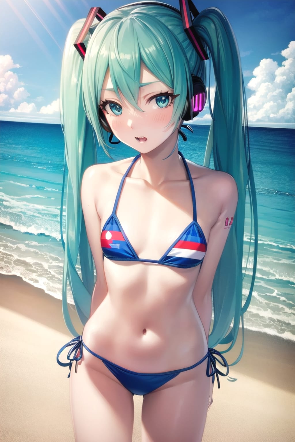 ミクさんで覚えておくビキニの柄②