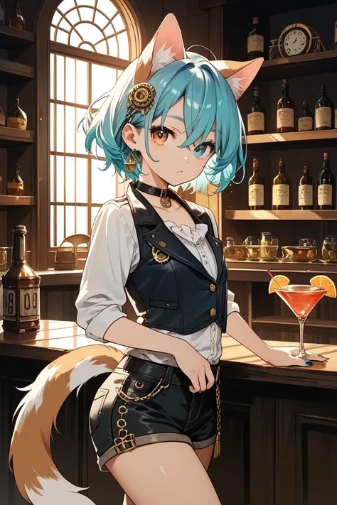 猫耳店員 | の人気AIイラスト・グラビア