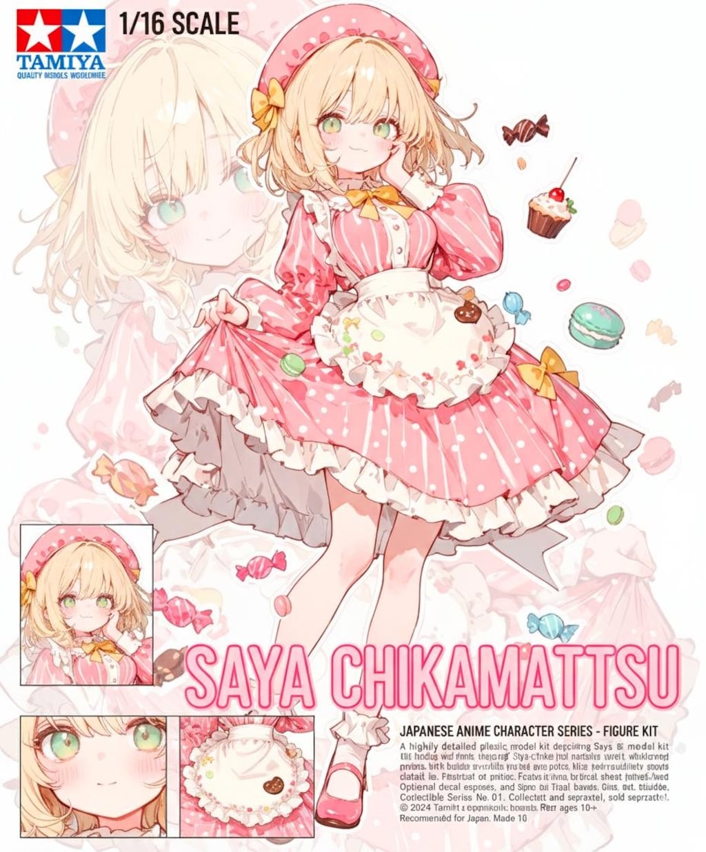 プラモの箱絵少女