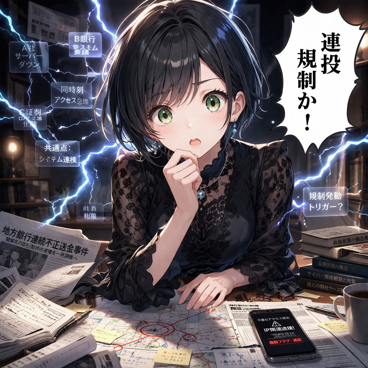 衝撃的事実に気づいた藍音ちゃん | の人気AIイラスト・グラビア