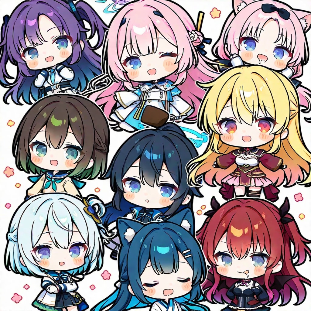 メガかき氷姫カット+投稿したか覚えていないイラストたち