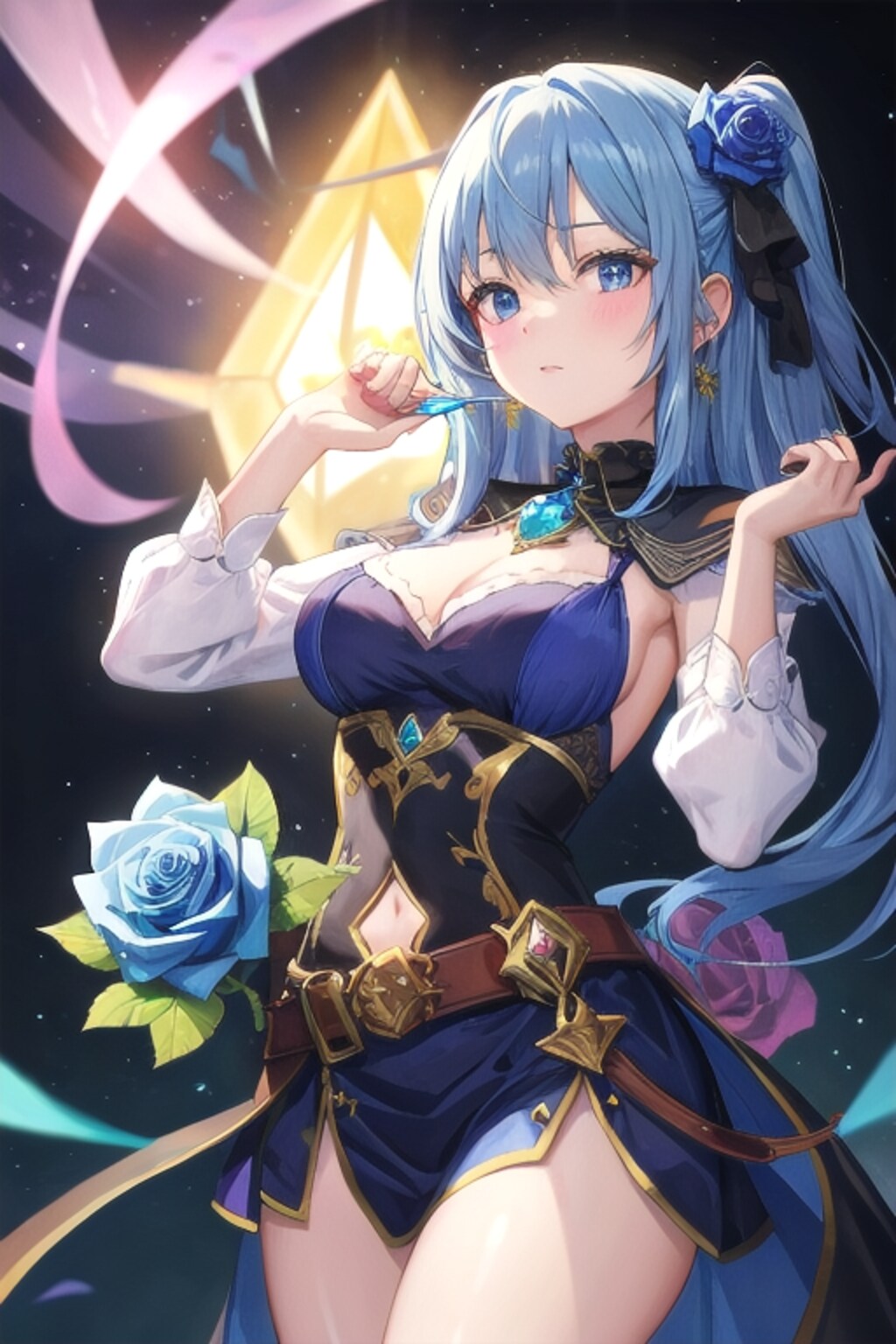 青き薔薇の魔石