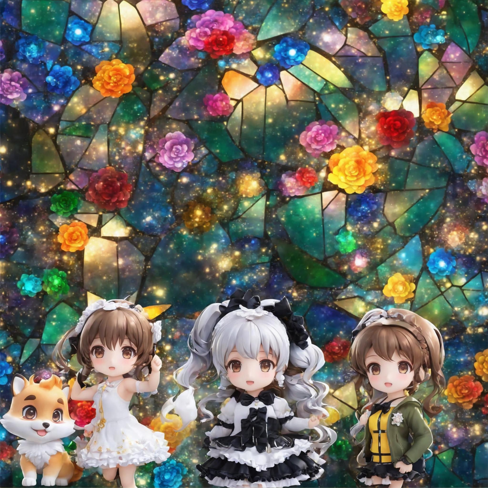 いたずら三姉妹の登場だよ🦊🌹🌵