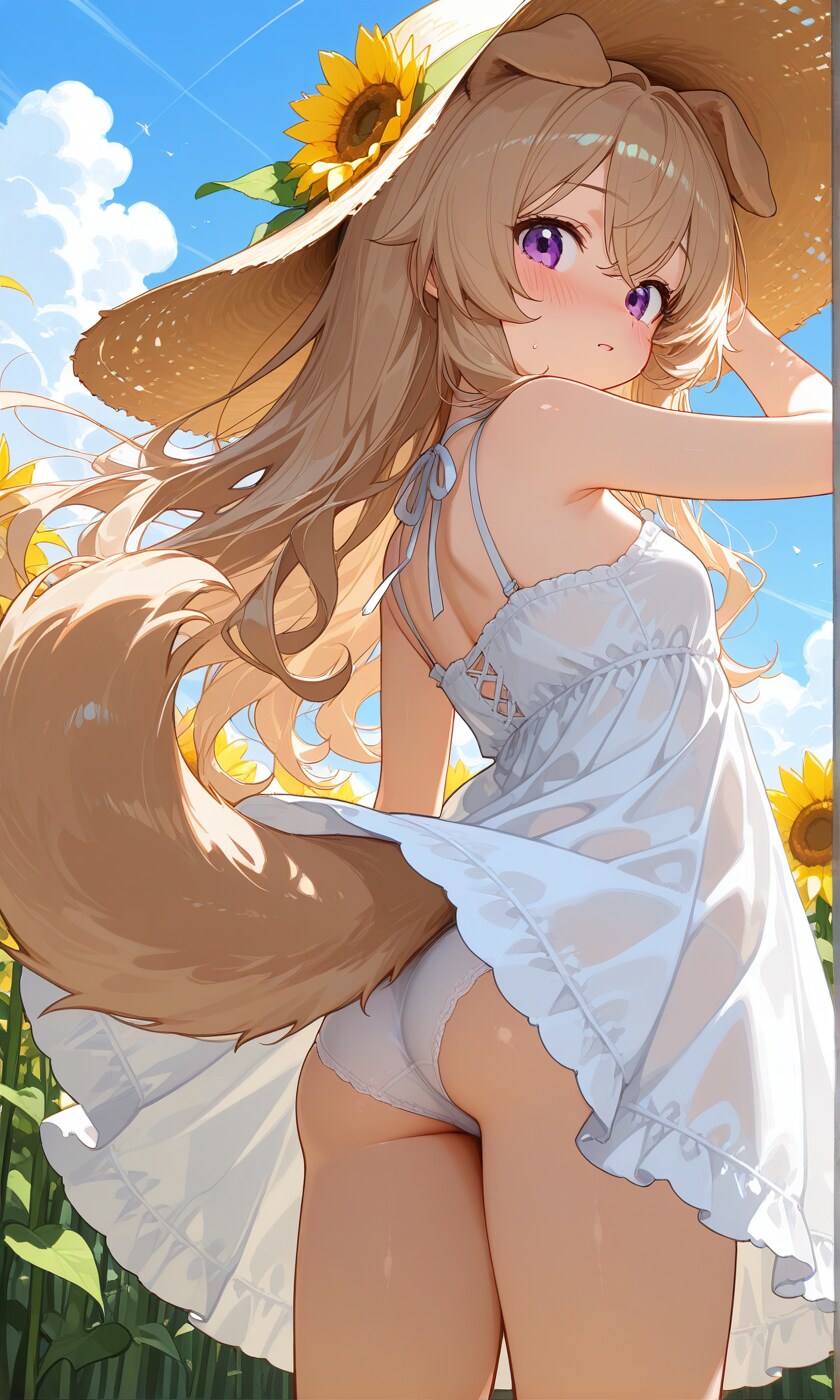 ミルフィとルミエルのパンちら(/ω＼*)