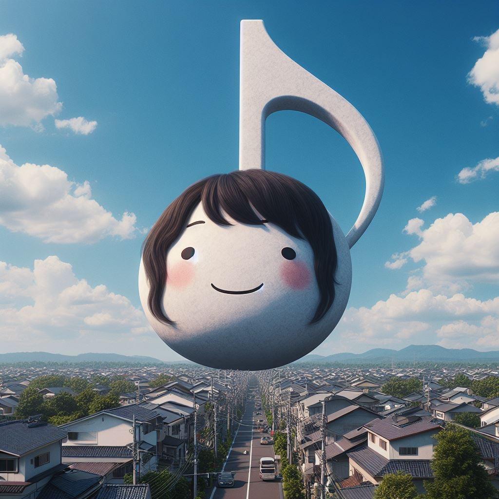【謎画像】ポニーテールの音符