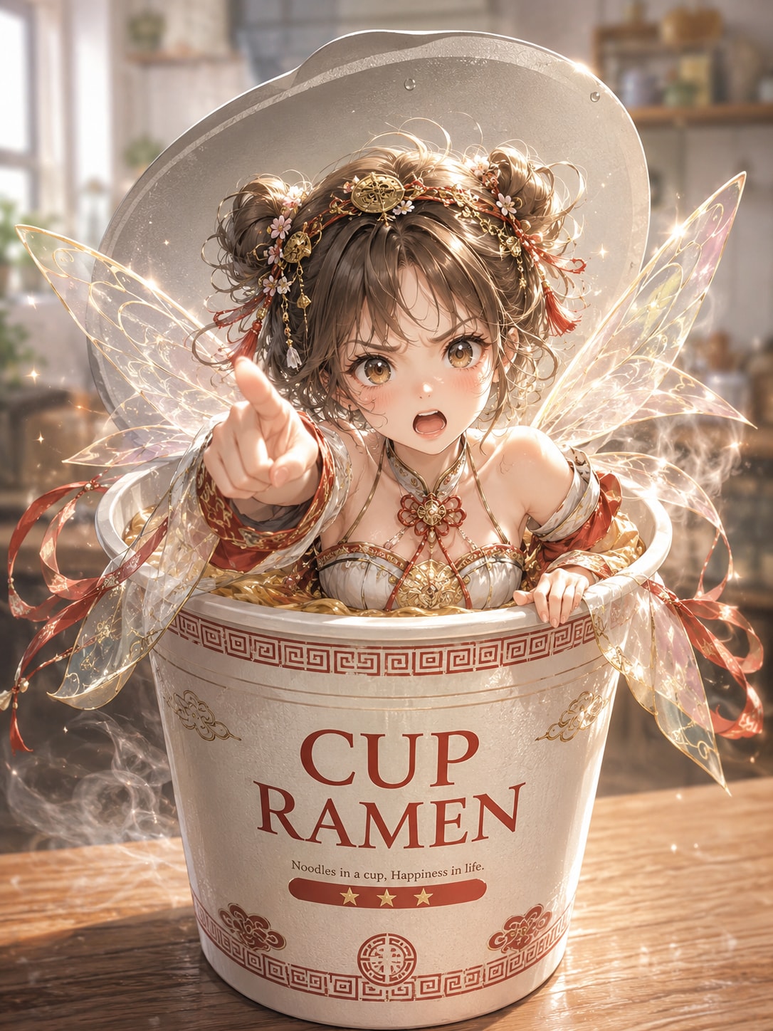 インスタント食品の妖精:カップラーメンちゃん